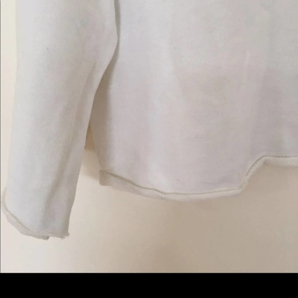 NWT Forever 21 Long Sleeve Cotton Cropped Sweatshirt - Picture 7 of 7